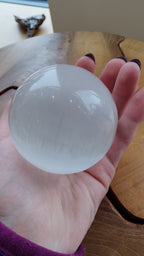 Selenite Sphere 8cm - New Age Realms