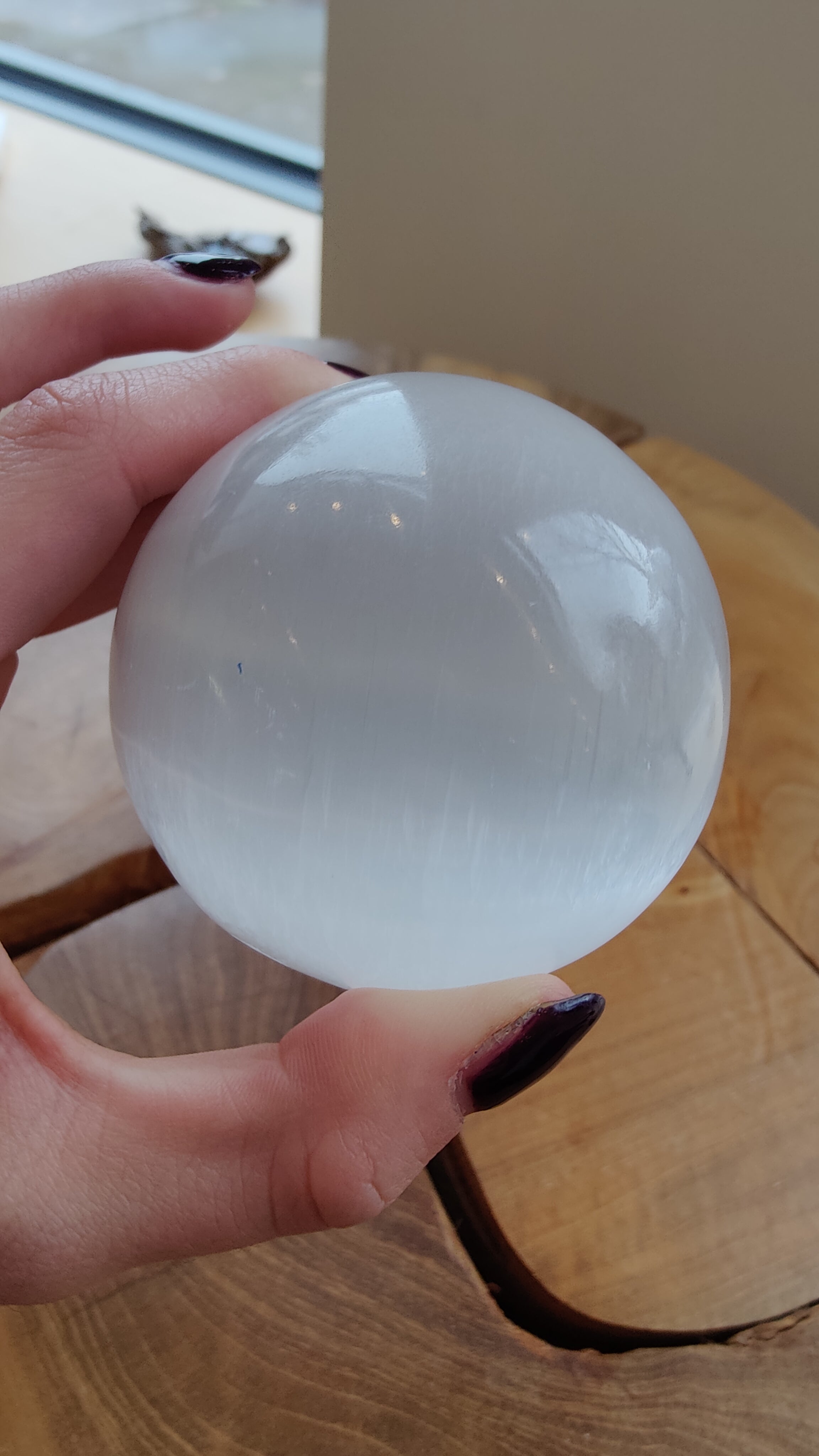 Selenite Sphere 8cm - New Age Realms
