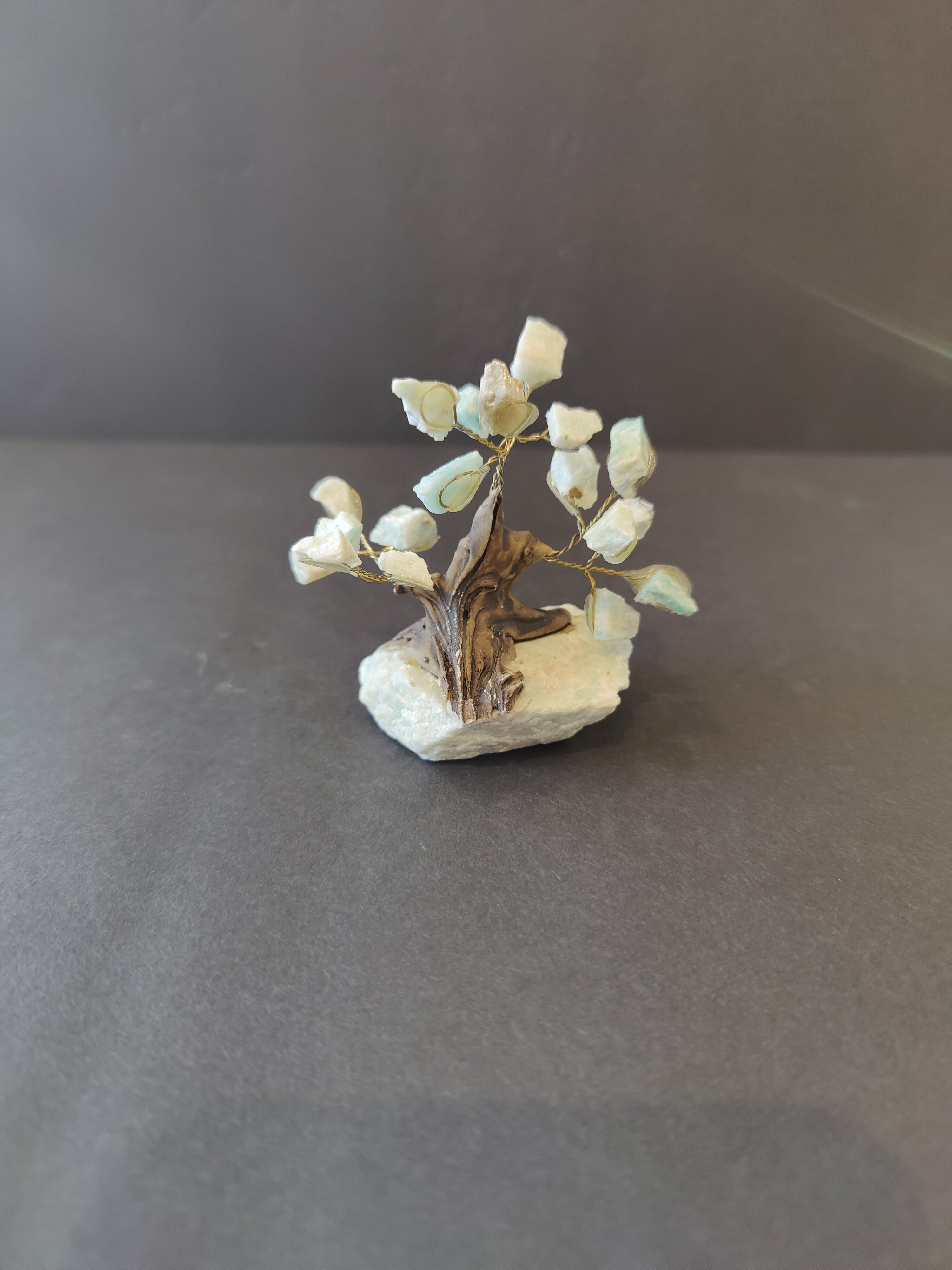 Crystal Bonsai Tree Sculpture - New Age Realms