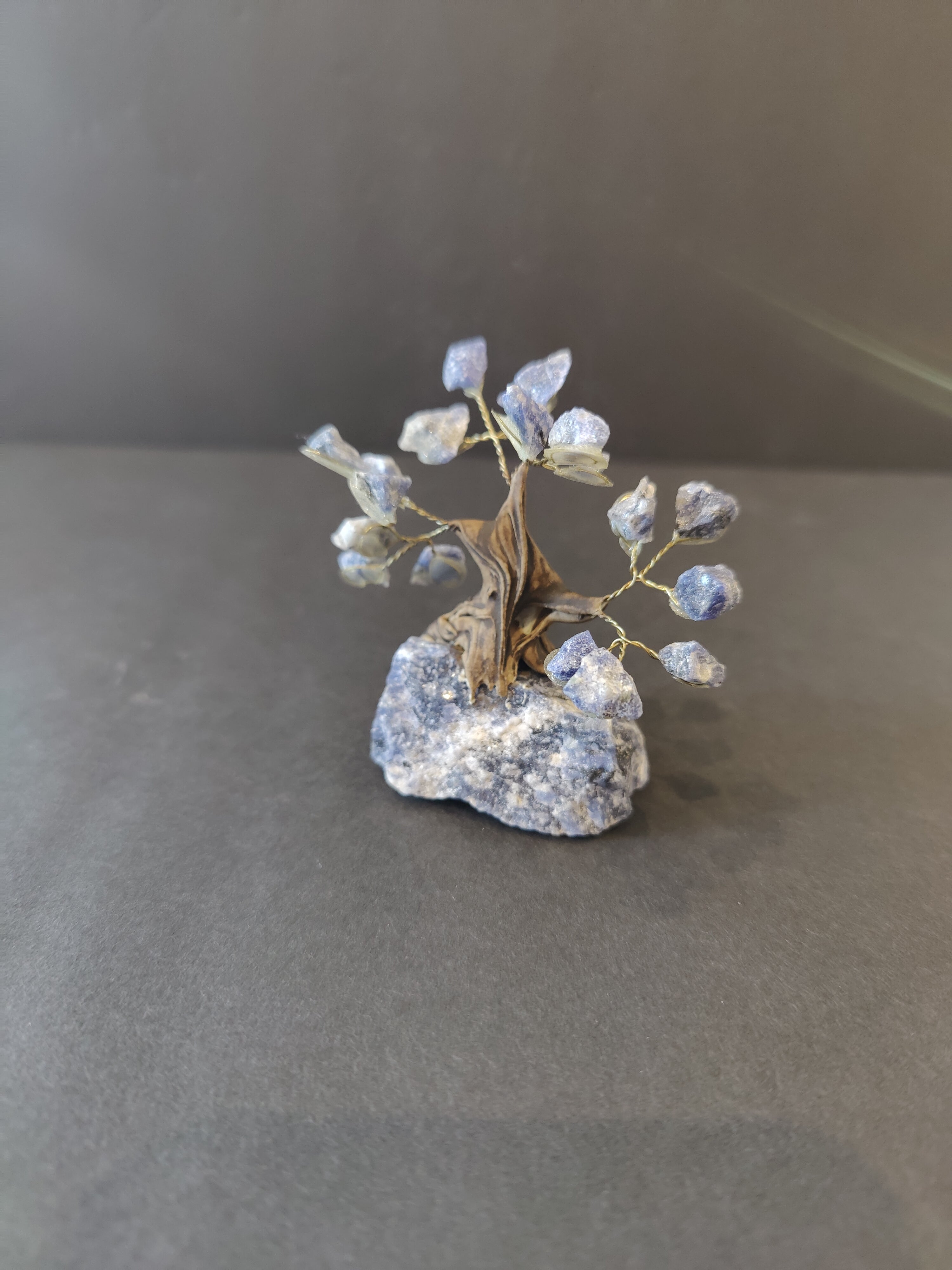 Crystal Bonsai Tree Sculpture - New Age Realms