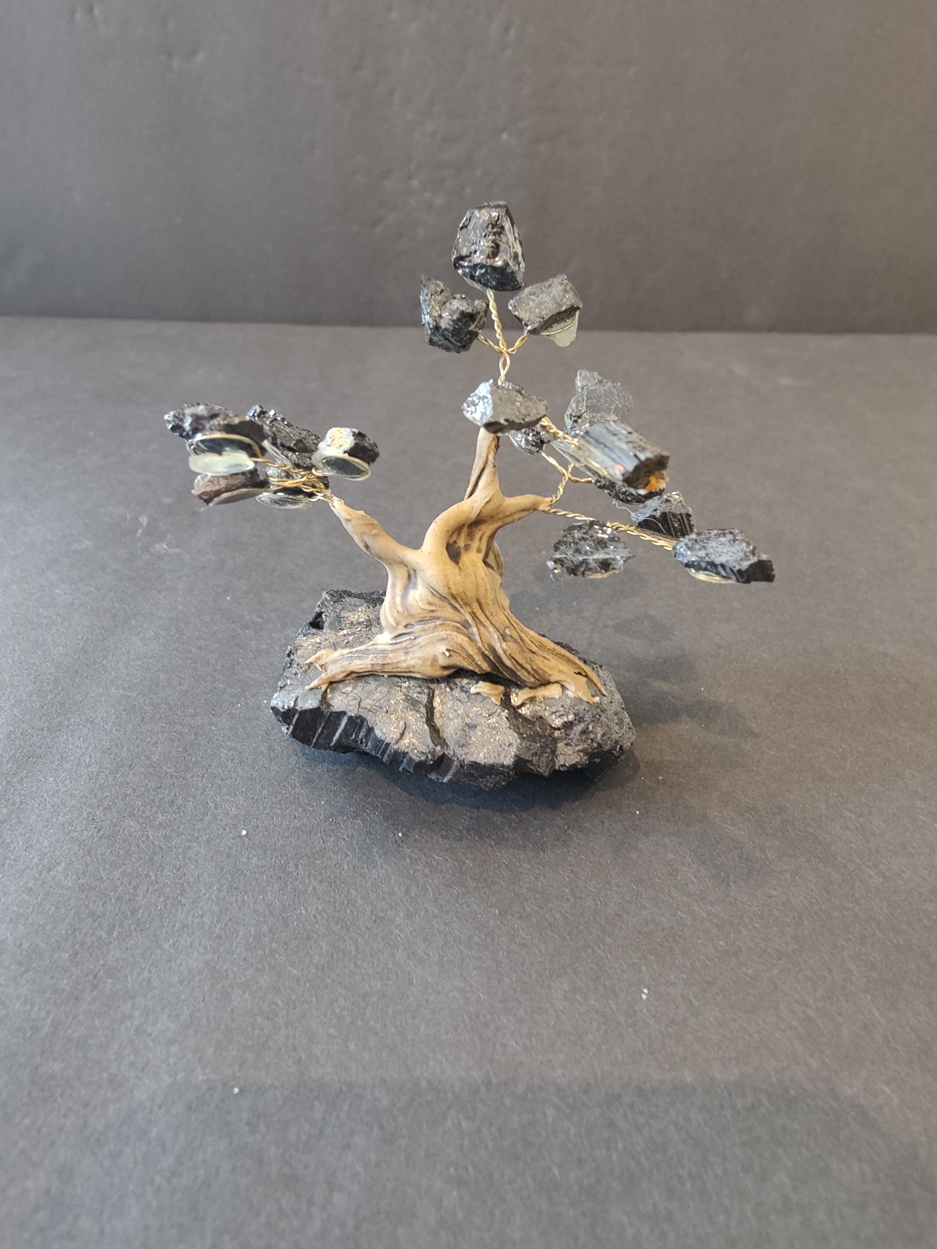 Crystal Bonsai Tree Sculpture - New Age Realms