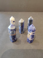 Crystal Cut Base Tower Sculpture - New Age Realms