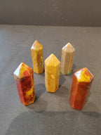 Crystal Cut Base Tower Sculpture - New Age Realms