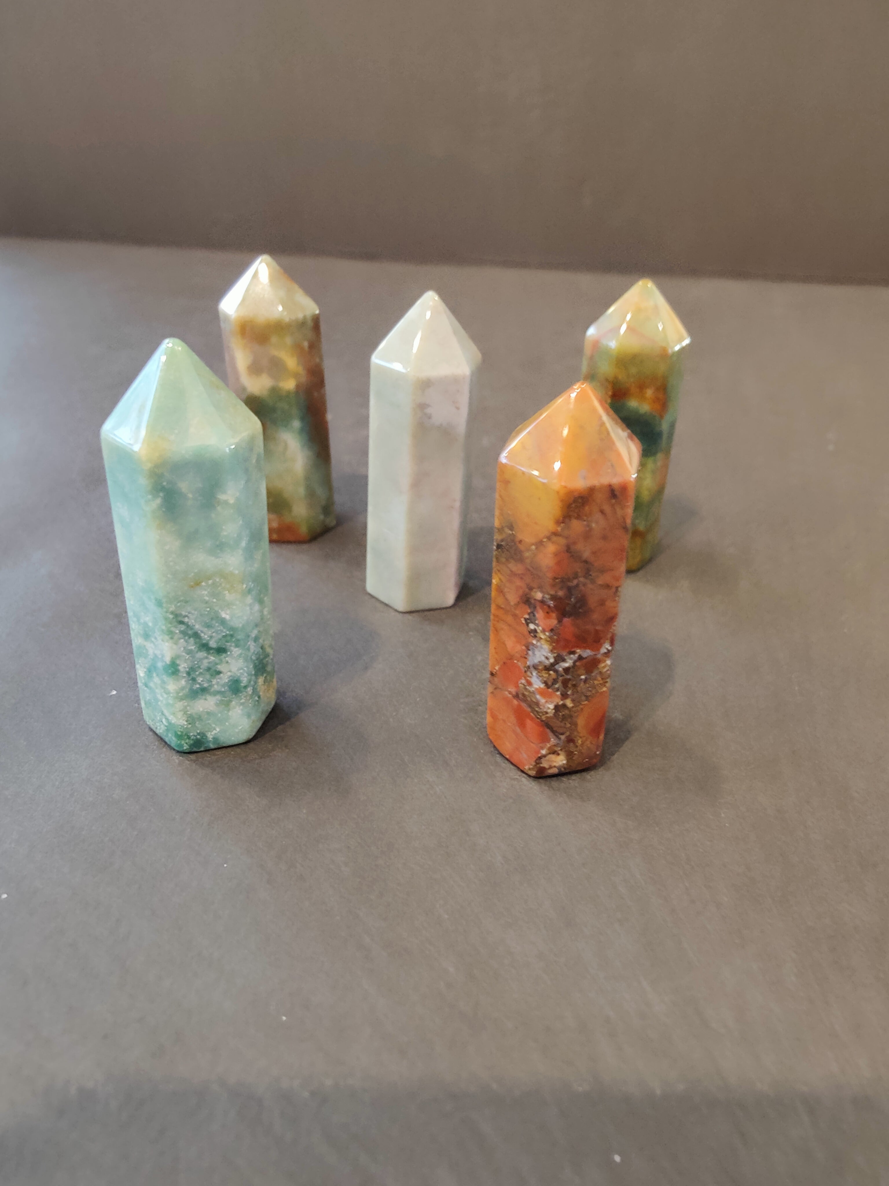 Crystal Cut Base Tower Sculpture - New Age Realms