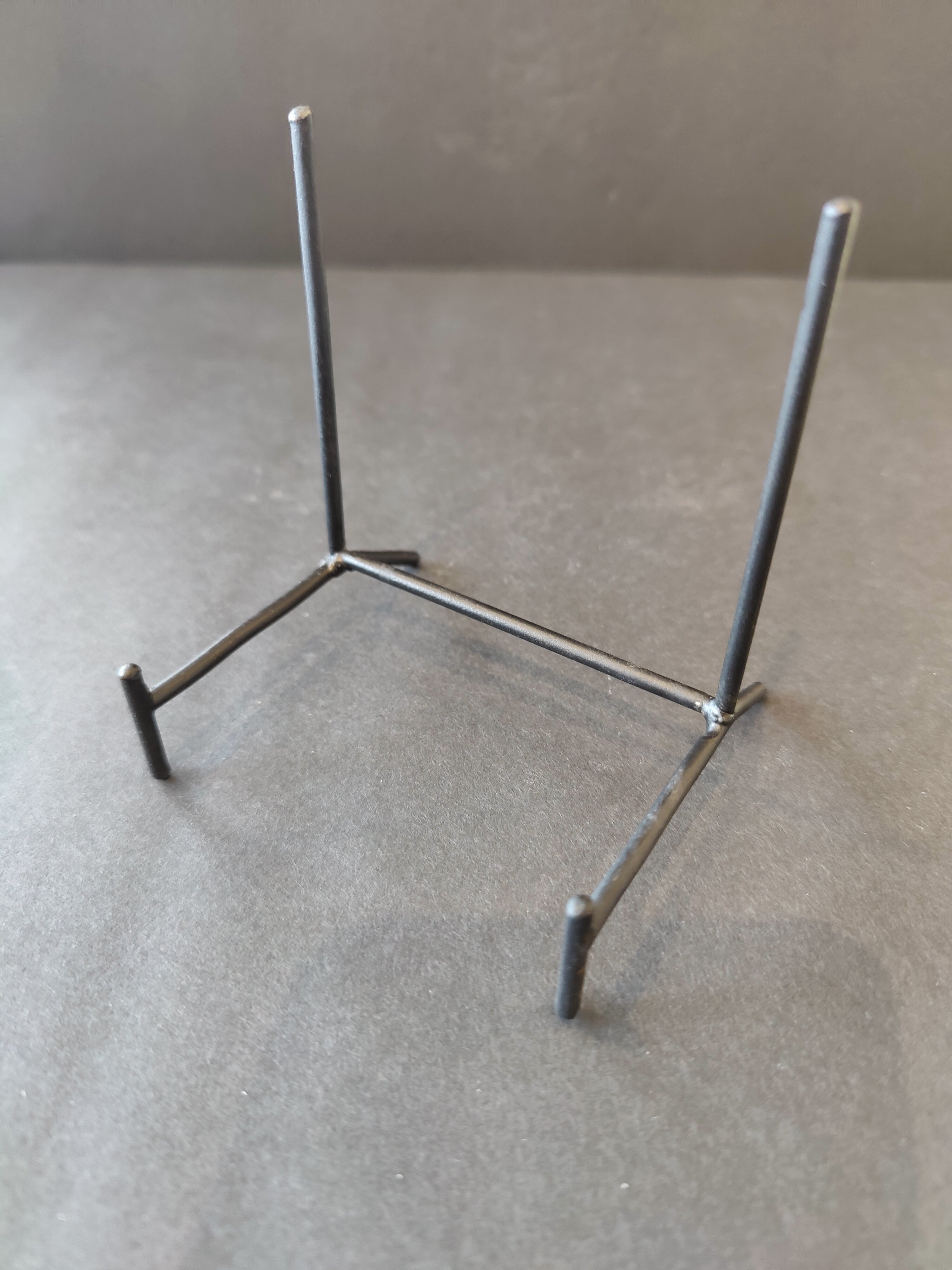 Wrought Iron Black Display Stand 3.5"x2.25"x4" - New Age Realms