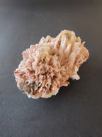 Red Mordenite with Stilbite Specimen 306g - New Age Realms
