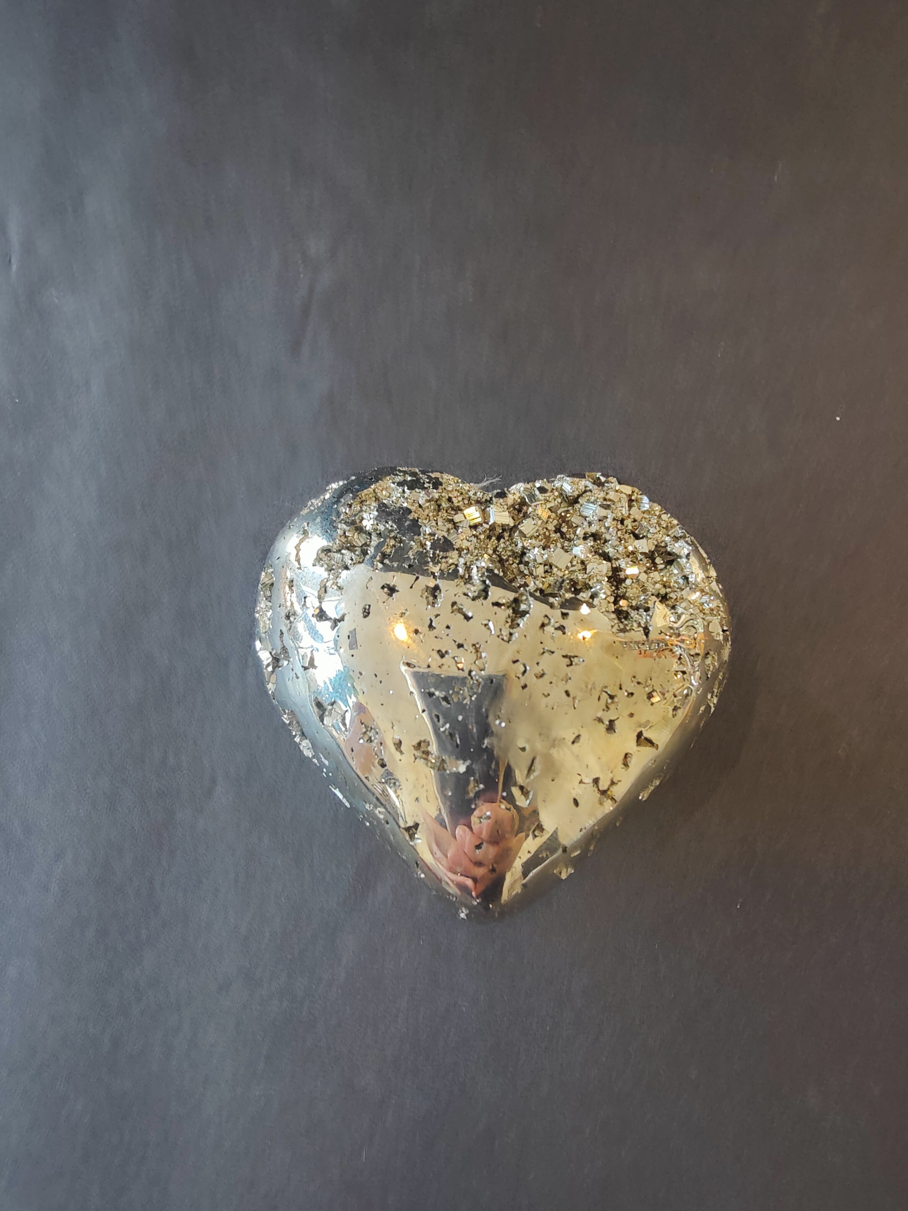 Polished Pyrite Spheres, Eggs, & Hearts - New Age Realms
