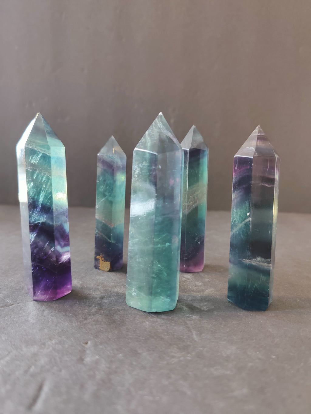 Polished Multi-Color Fluorite Tower 3" - New Age Realms