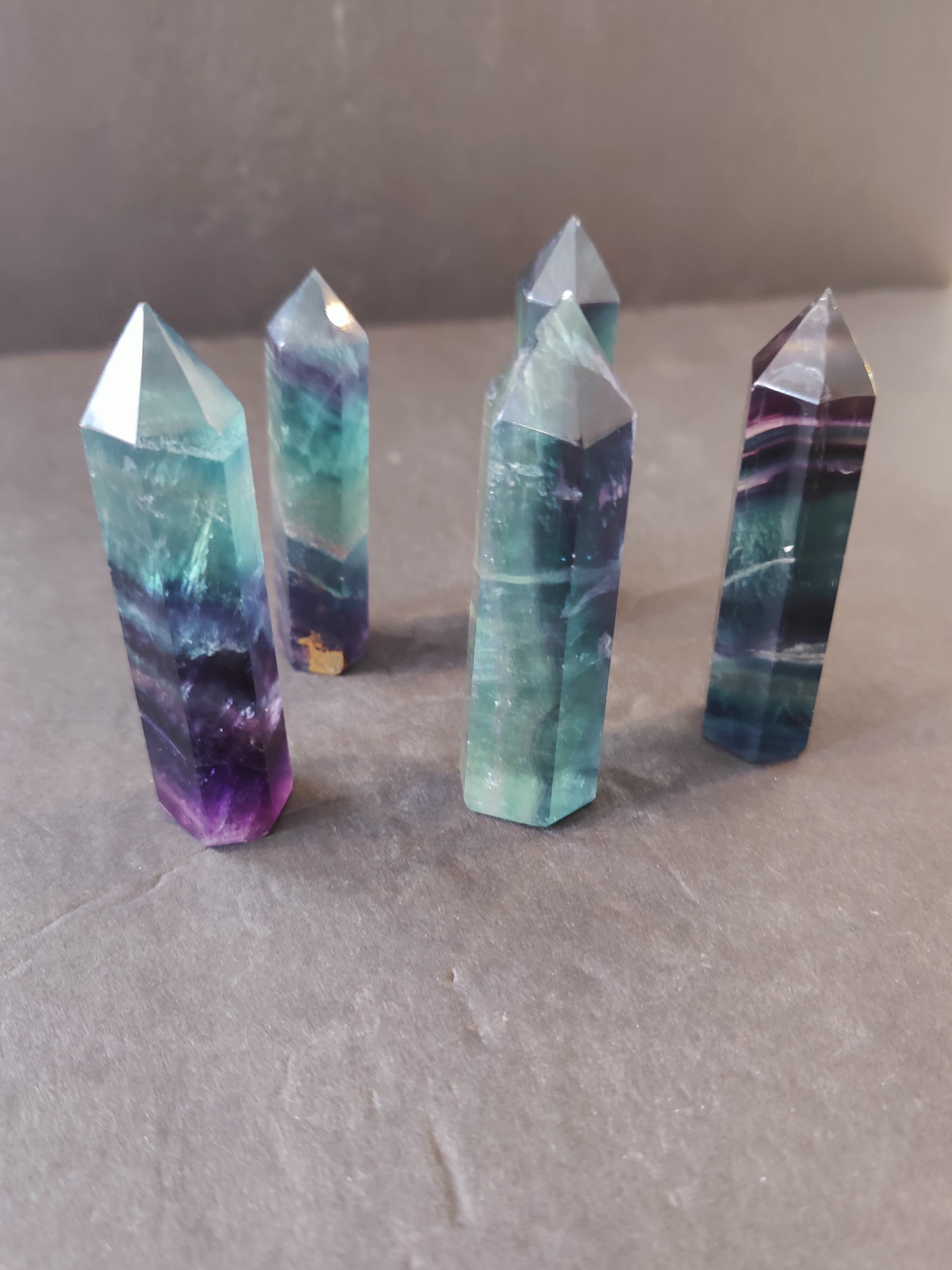 Polished Multi-Color Fluorite Tower 3" - New Age Realms