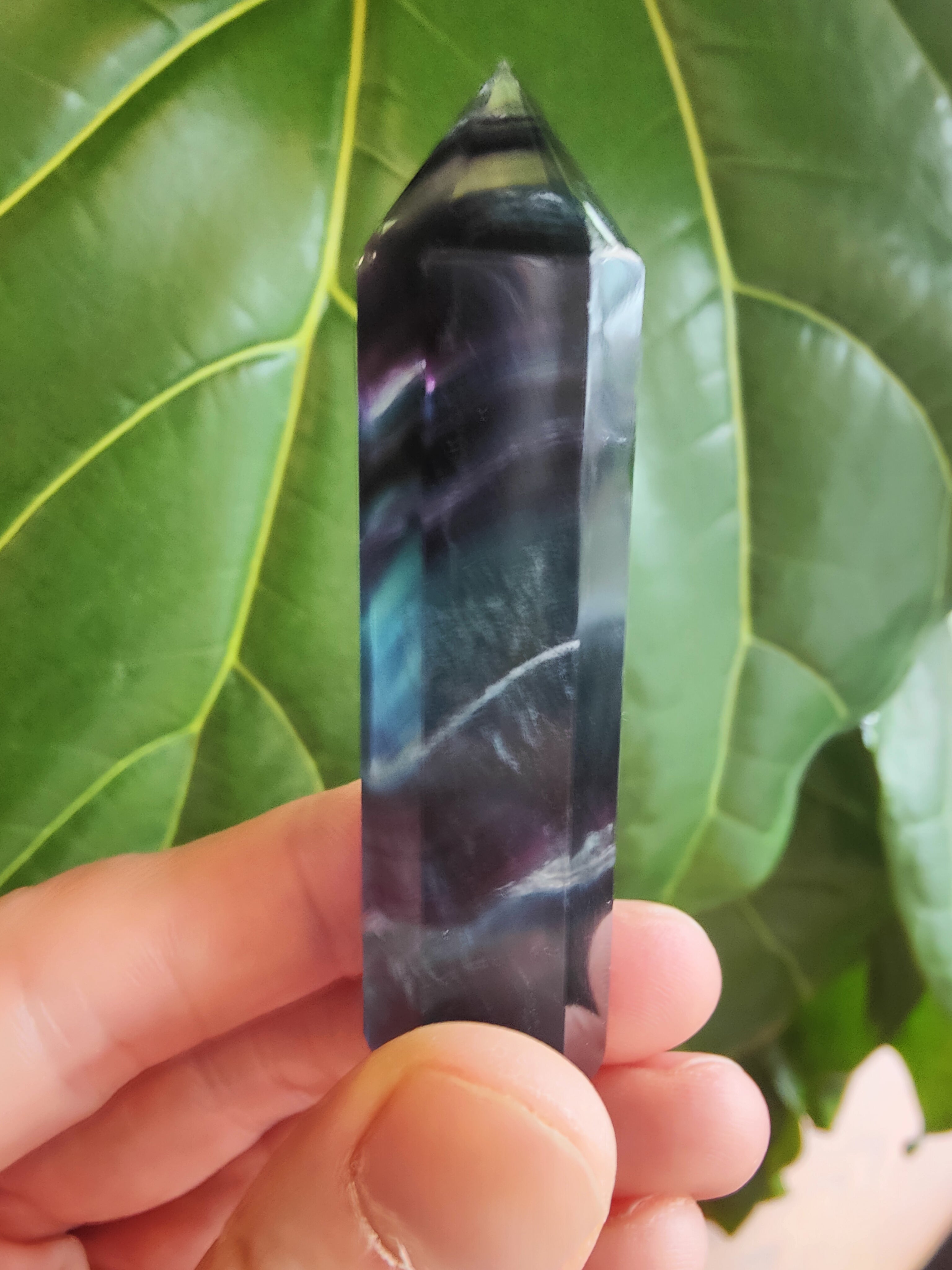 Polished Multi-Color Fluorite Tower 3" - New Age Realms