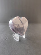 Lepidolite Tower & Heart Sculptures - New Age Realms