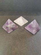 Crystal Polished Pyramid Sculpture Assorted Stones - New Age Realms