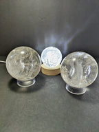 Clear Quartz Polished Sphere Sculpture (Extra Quality) - New Age Realms