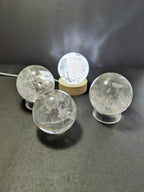 Clear Quartz Polished Sphere Sculpture (Extra Quality) - New Age Realms