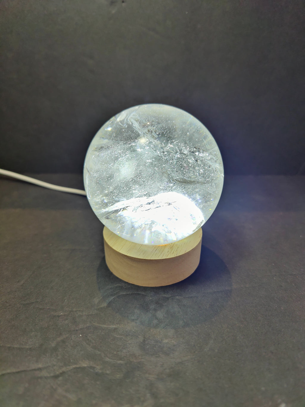 Clear Quartz Polished Sphere Sculpture (Extra Quality) - New Age Realms