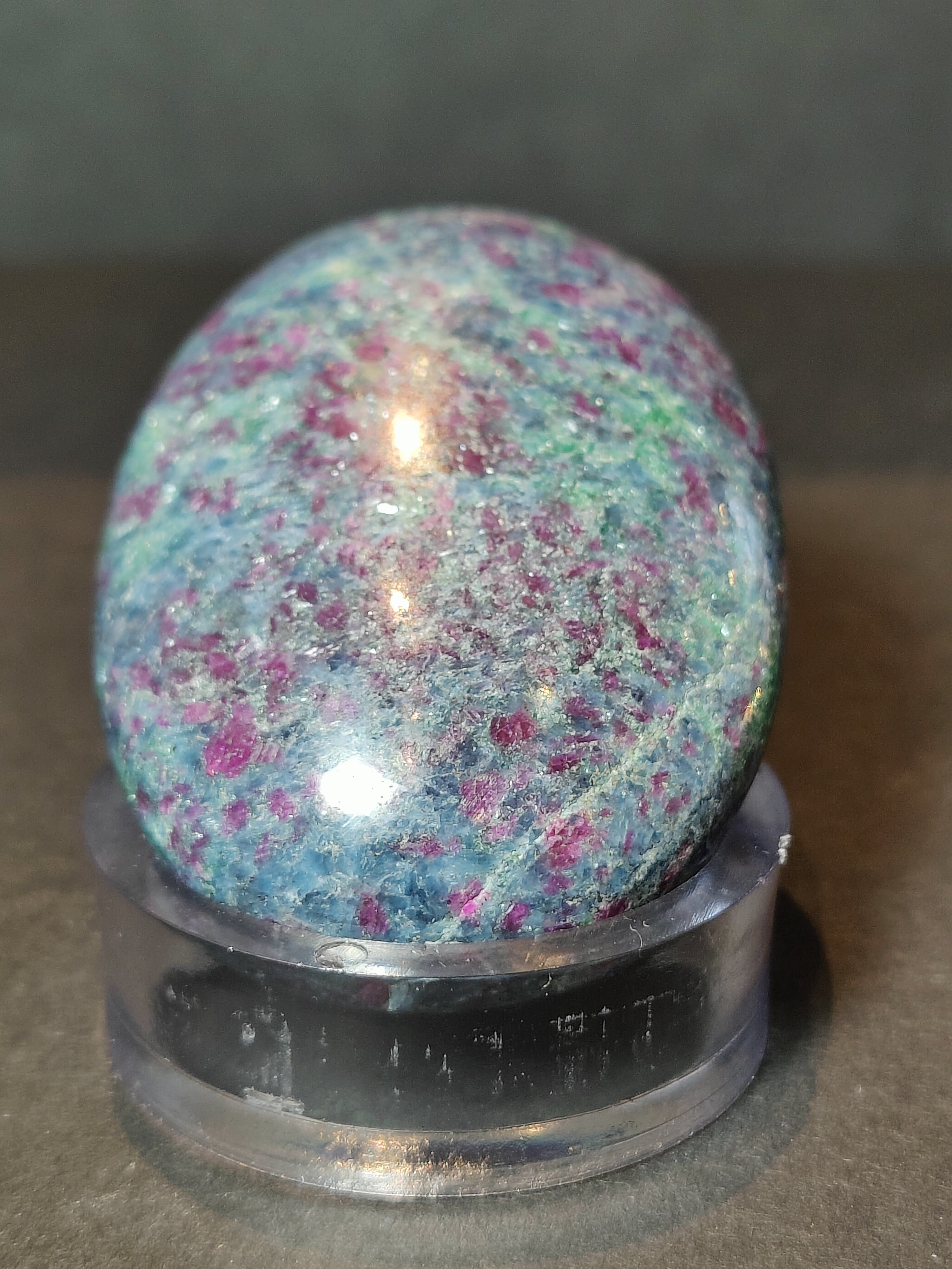 Ruby Kyanite Polished Spheres & Palmstones - New Age Realms