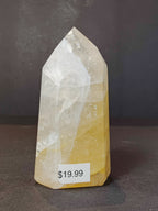 Golden Healer (Hematoid) Quartz Polished Obelisk Tower Sculpture - New Age Realms