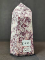 lepidolite Polished Obelisk Tower Sculpture - New Age Realms
