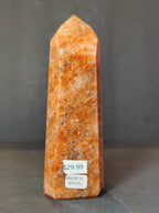 Sunstone Polished Obelisk Tower Sculpture - New Age Realms