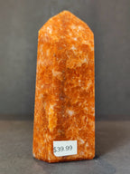 Sunstone Polished Obelisk Tower Sculpture - New Age Realms