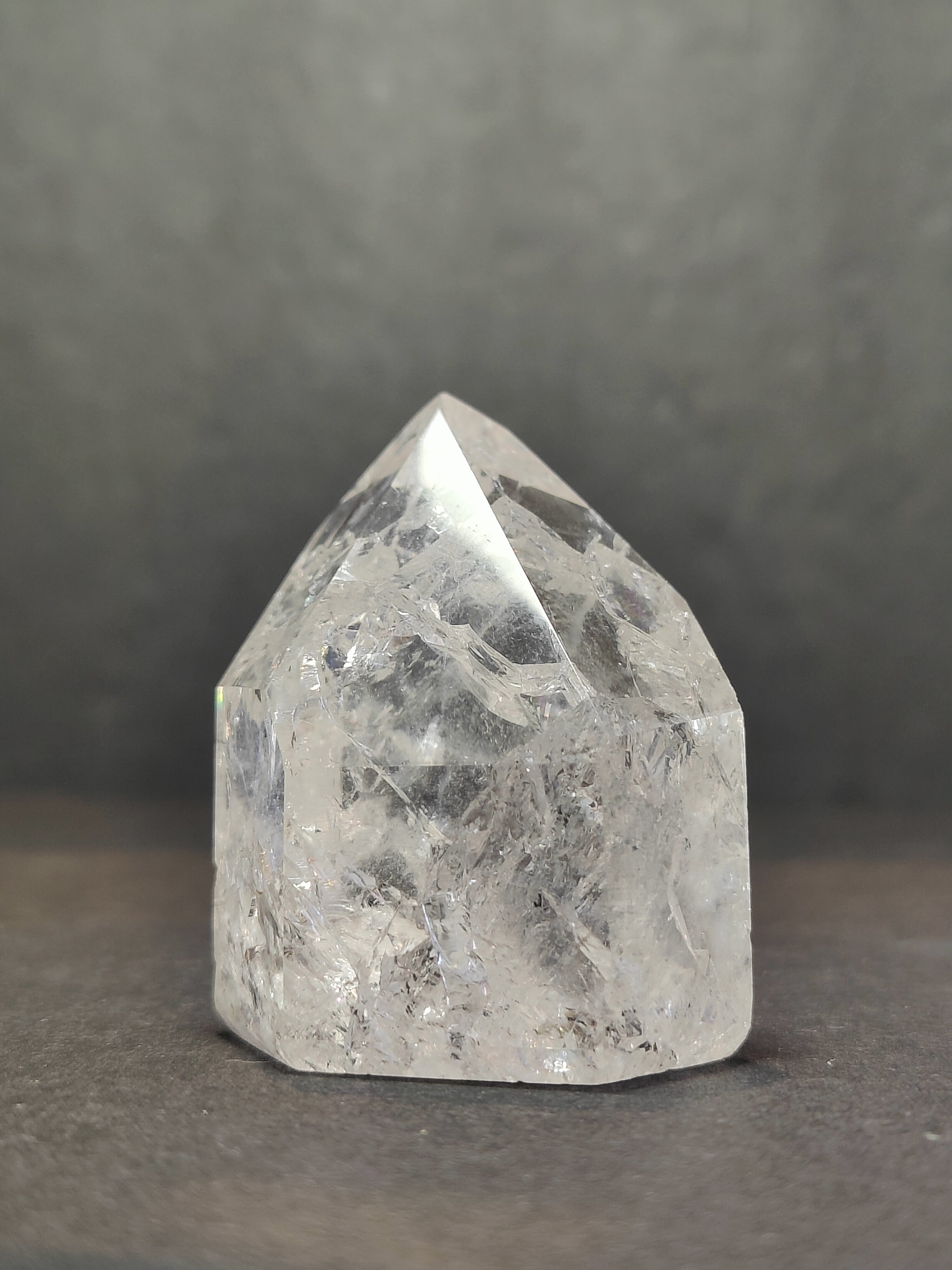 Crackle Quartz Point - New Age Realms