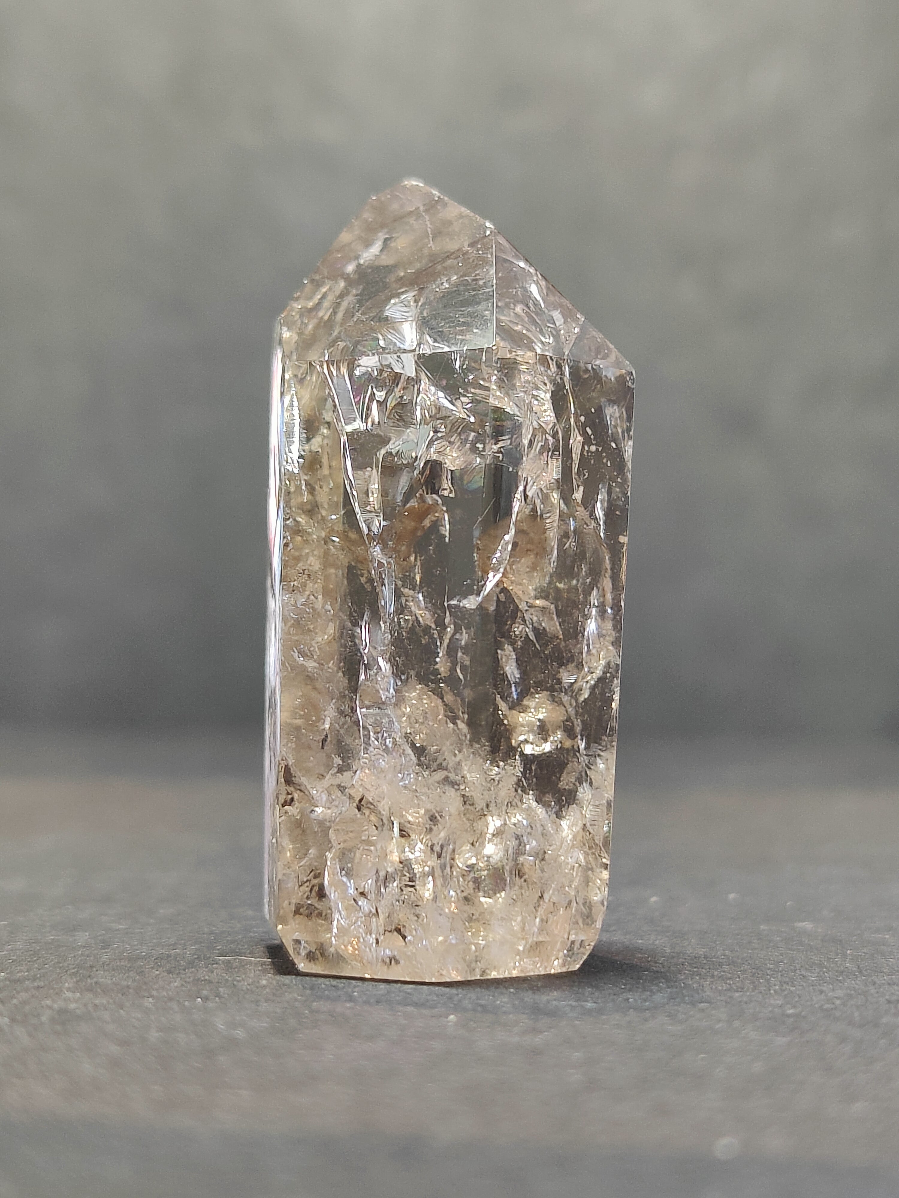Crackle Quartz Point - New Age Realms