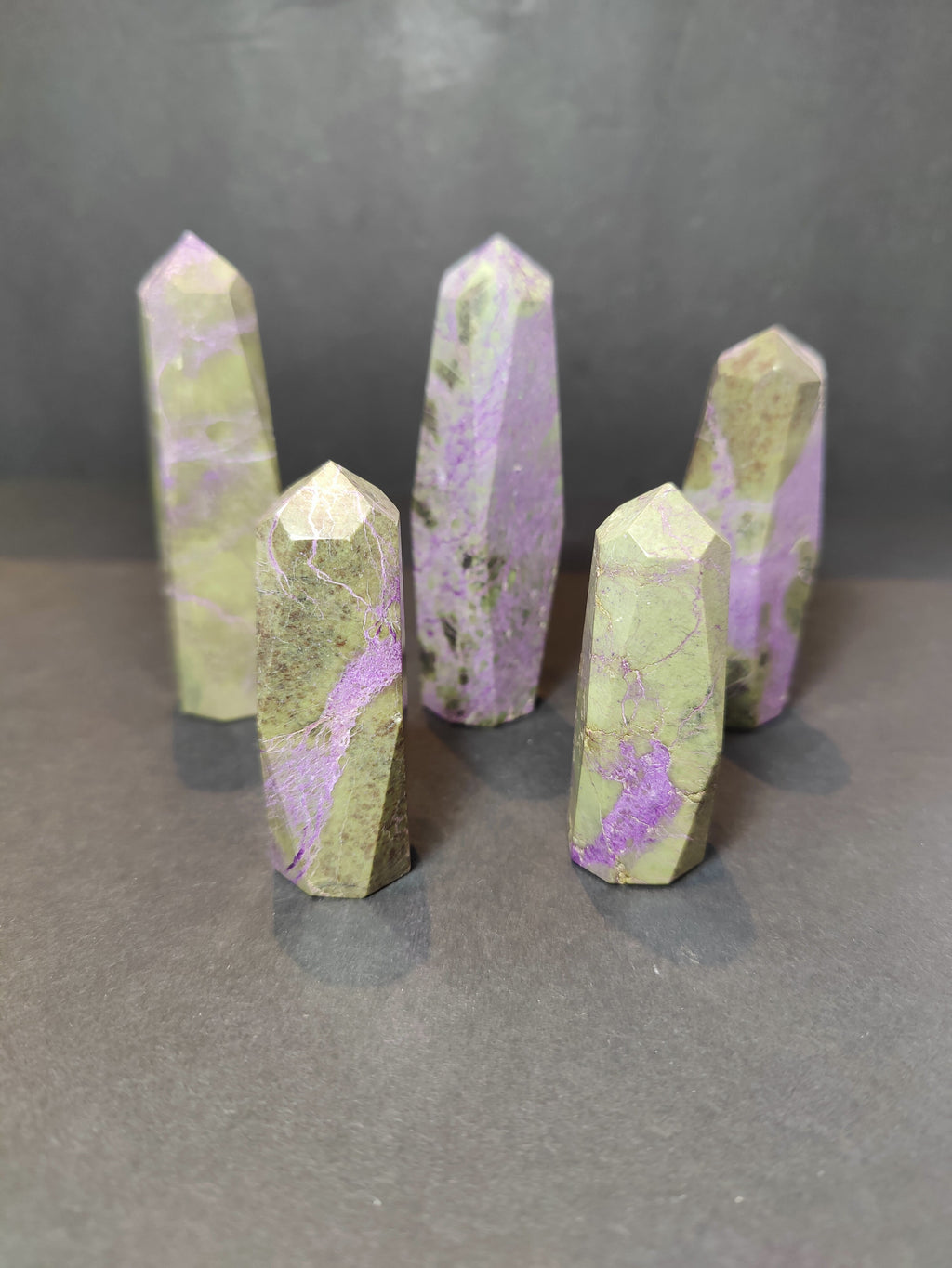 Atlantisite (Stichtite with Serpentine) Polished Tower Sculpture - New Age Realms