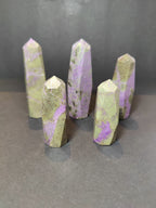 Atlantisite (Stichtite with Serpentine) Polished Tower Sculpture - New Age Realms
