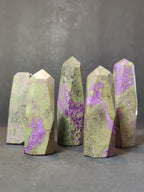 Atlantisite (Stichtite with Serpentine) Polished Tower Sculpture - New Age Realms