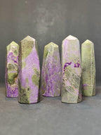 Atlantisite (Stichtite with Serpentine) Polished Tower Sculpture - New Age Realms