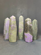 Atlantisite (Stichtite with Serpentine) Polished Tower Sculpture - New Age Realms