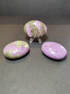 Atlantisite (Stichtite & Serpentine) Polished Heart & Palmstone Sculpture - New Age Realms
