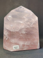 Rose Quartz Polished Obelisk Tower Sculpture - New Age Realms