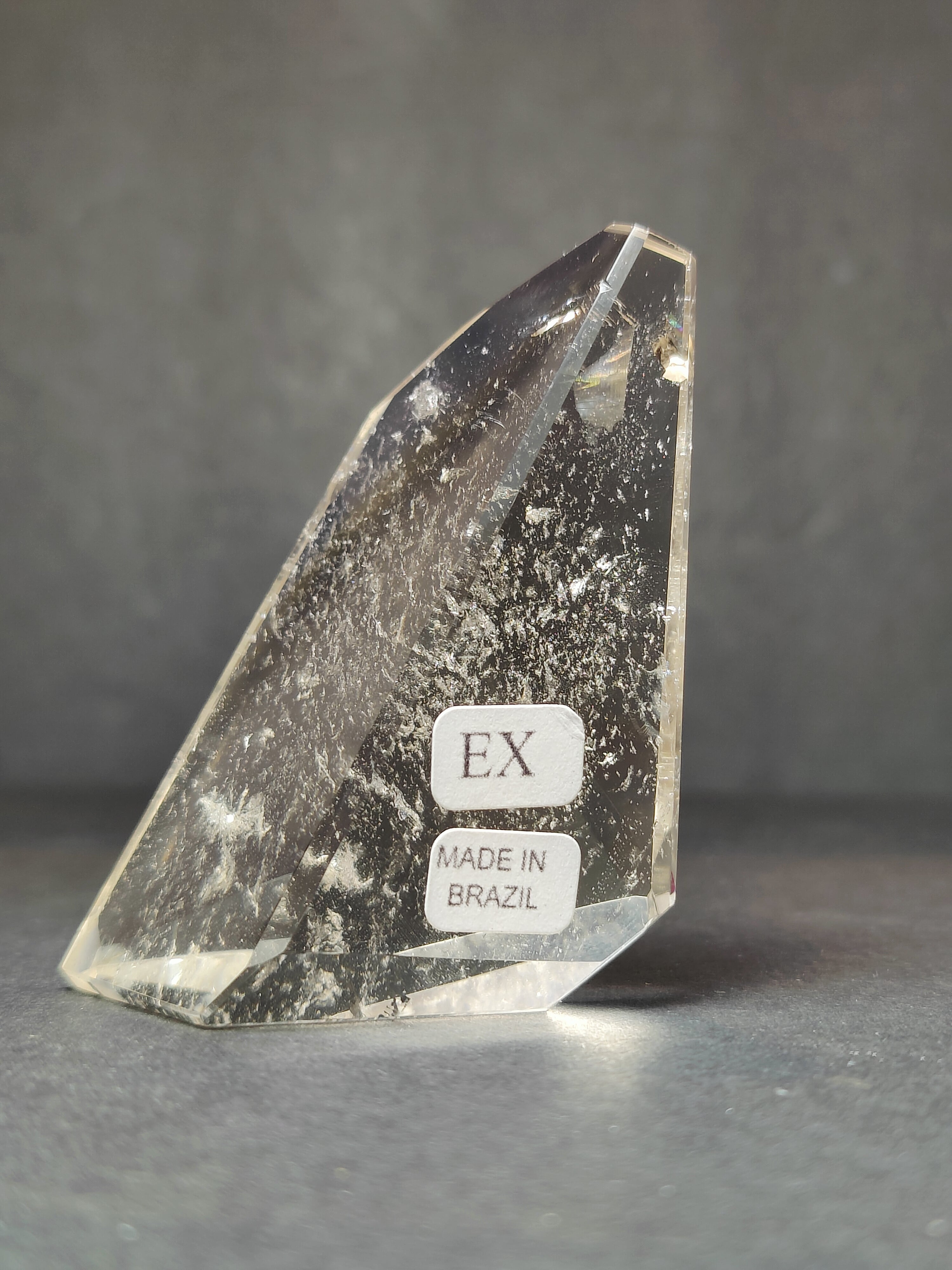 Smoky/Clear Quartz Polished Free Form Sculpture (Extra Quality) - New Age Realms