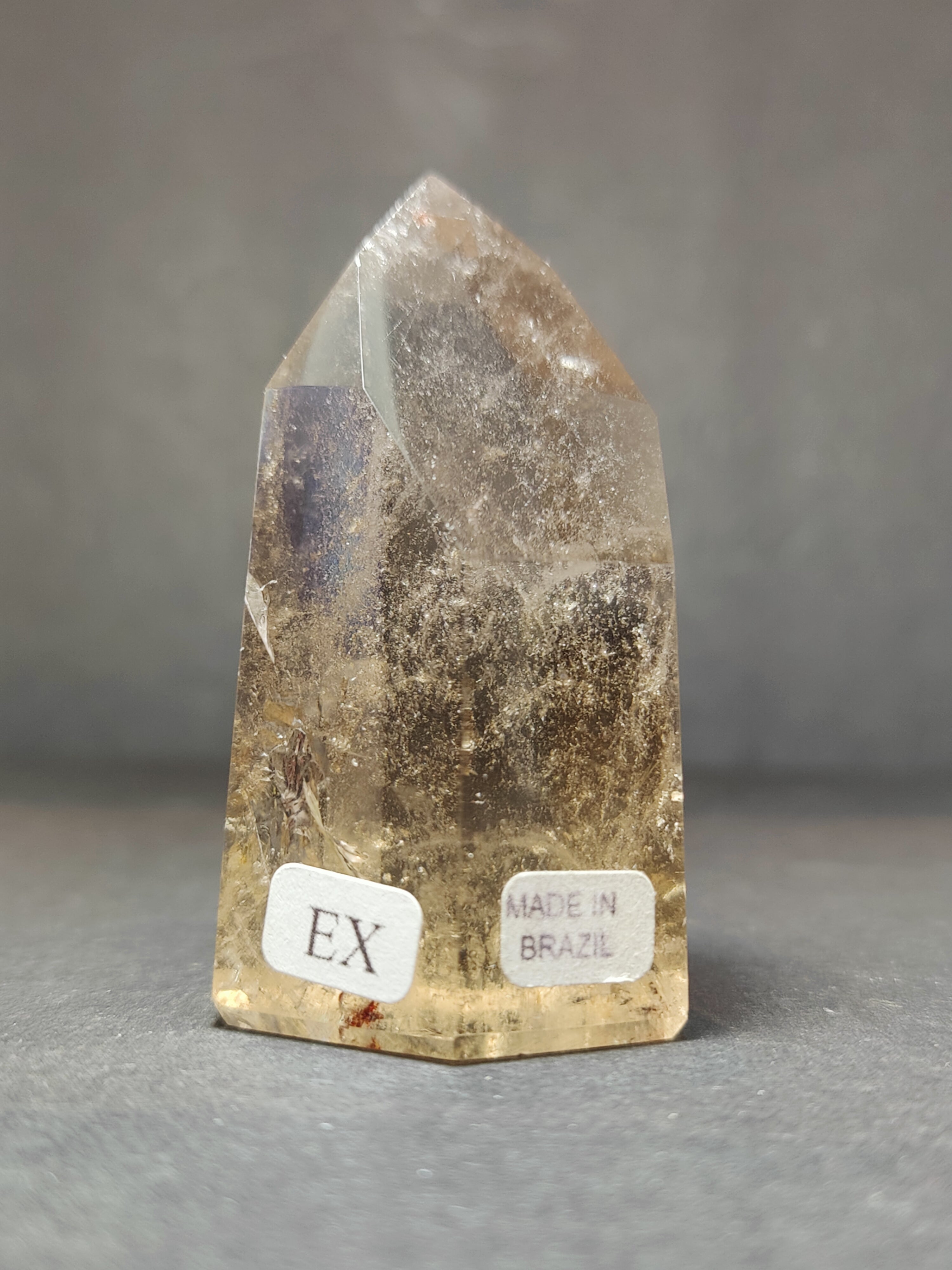 Smoky/Clear Quartz Polished Free Form Sculpture (Extra Quality) - New Age Realms