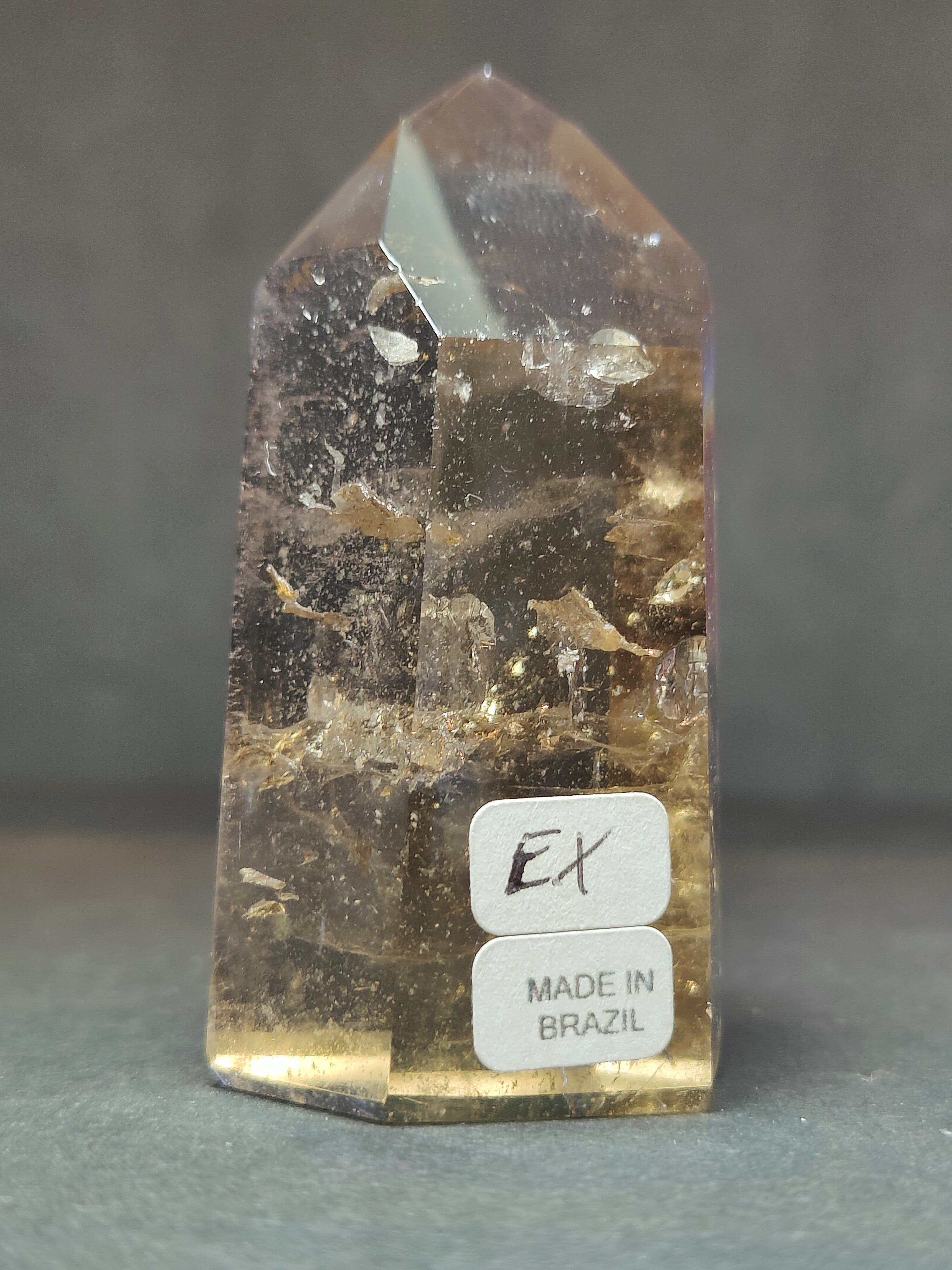 Smoky/Clear Quartz Polished Free Form Sculpture (Extra Quality) - New Age Realms
