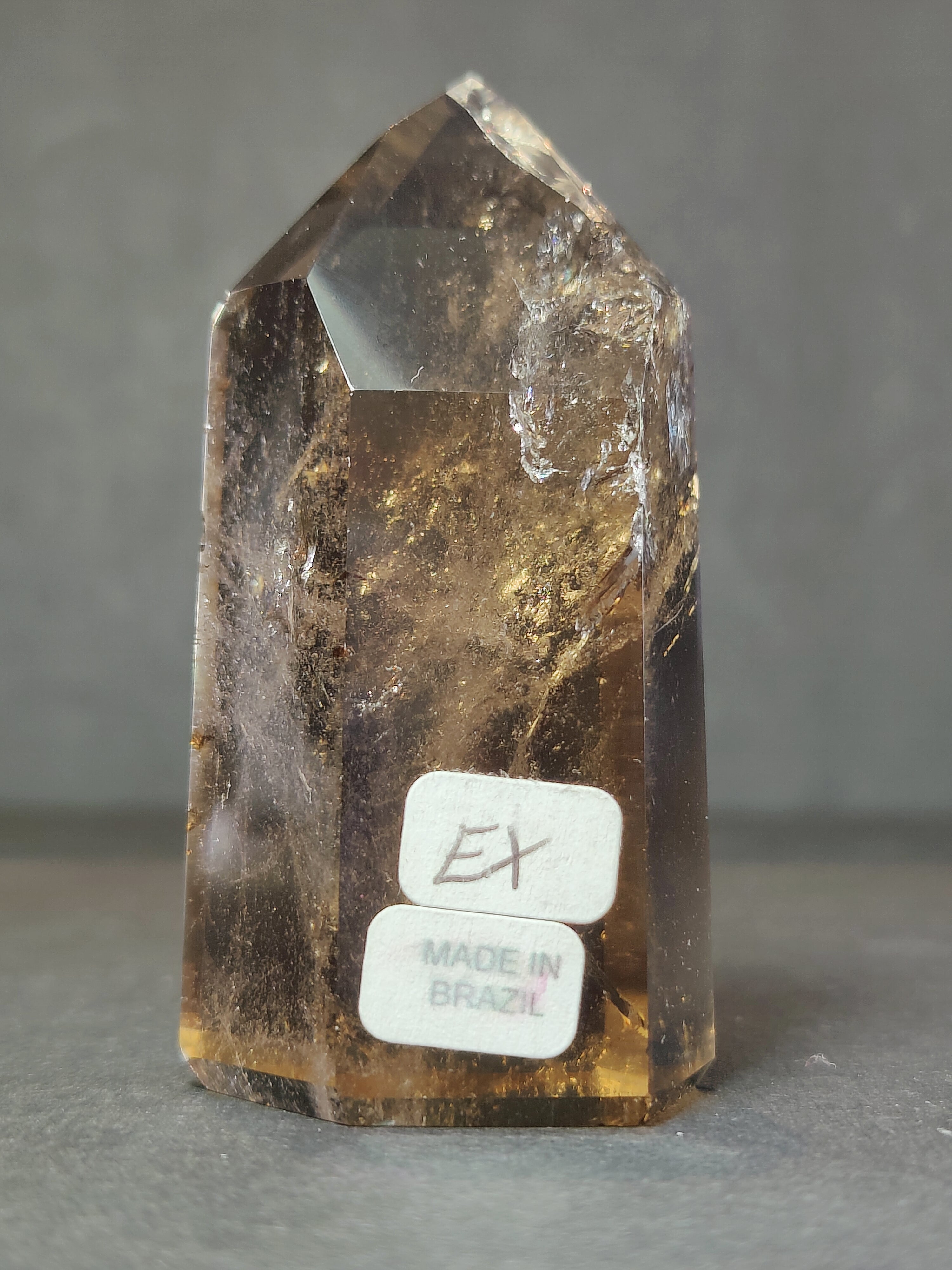 Smoky/Clear Quartz Polished Free Form Sculpture (Extra Quality) - New Age Realms