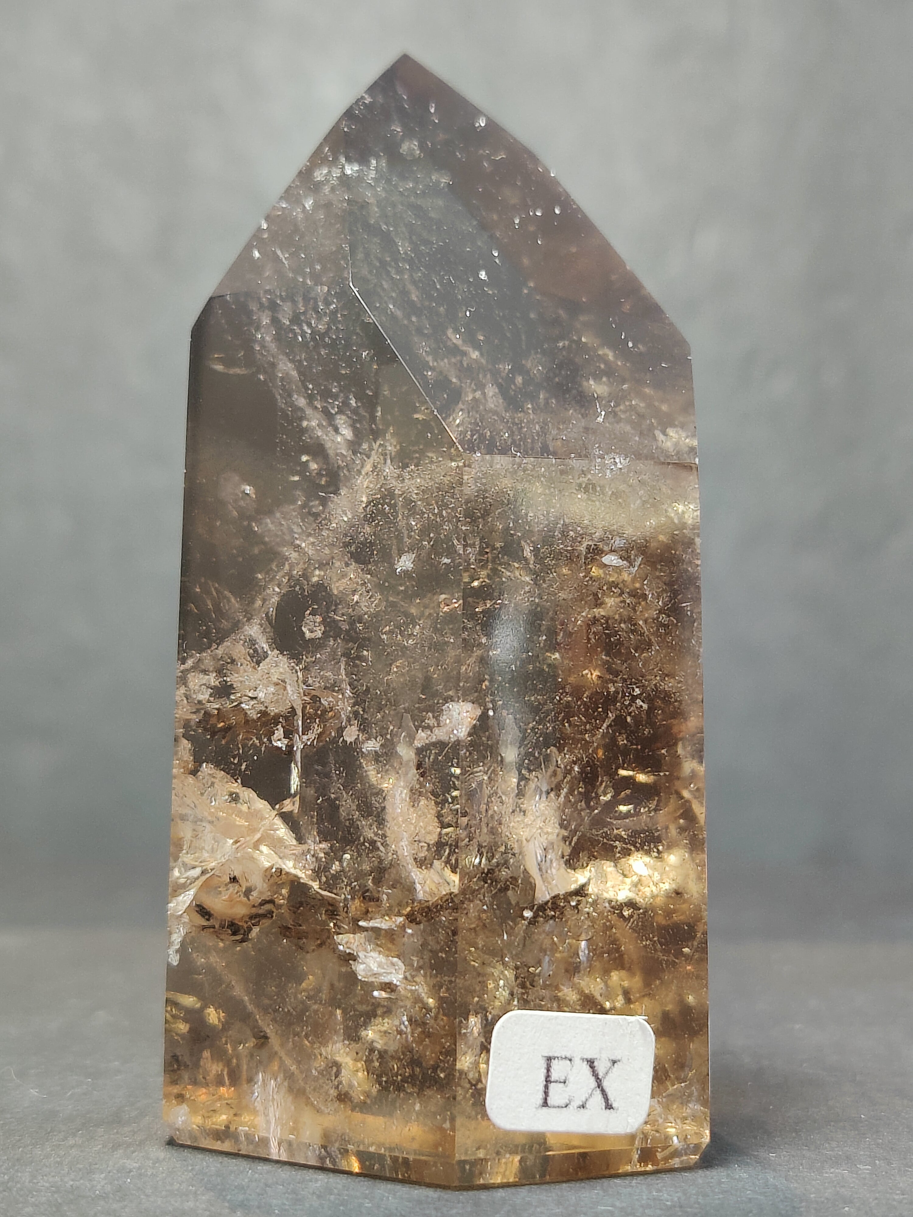 Smoky/Clear Quartz Polished Free Form Sculpture (Extra Quality) - New Age Realms