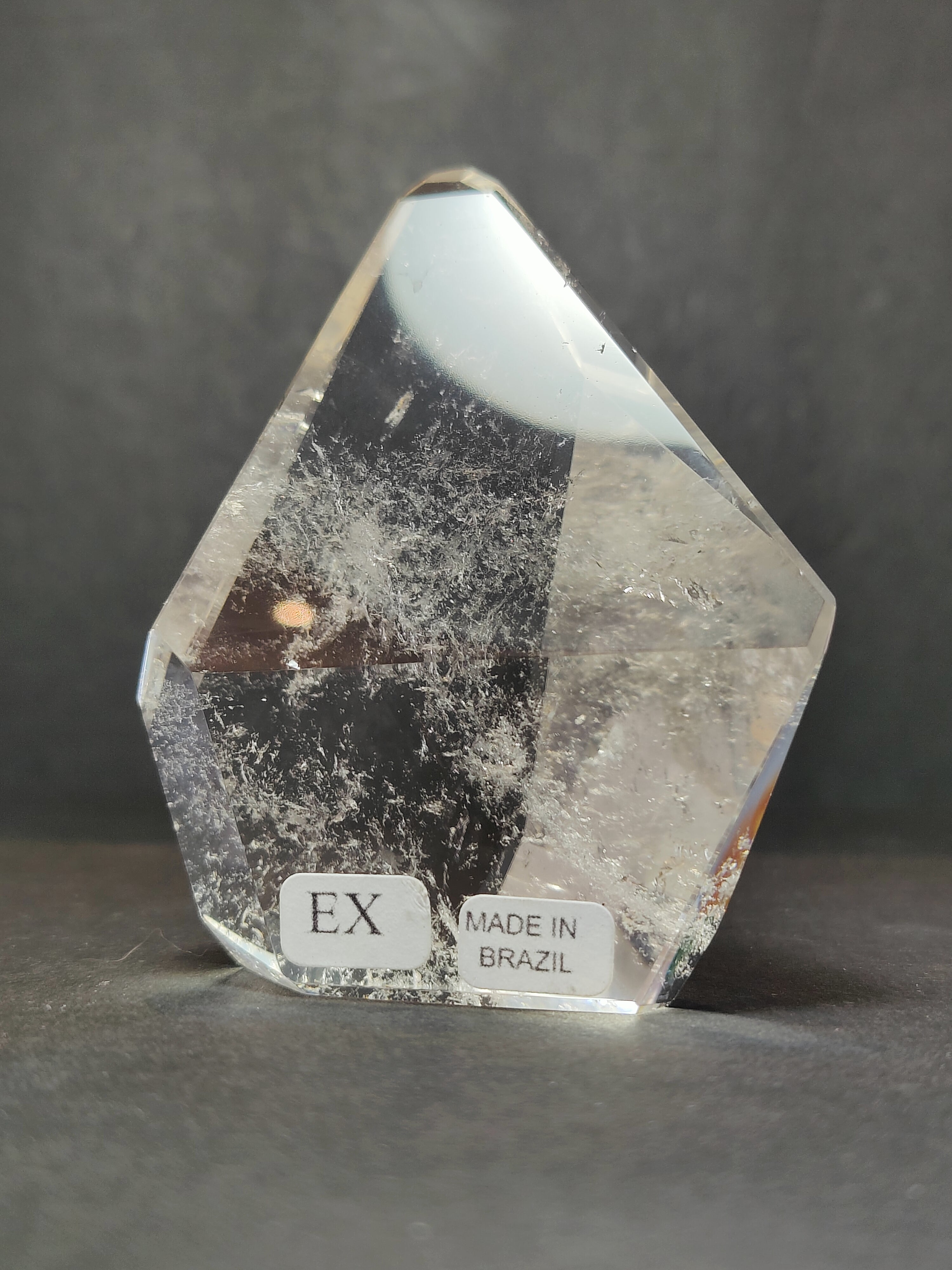 Smoky/Clear Quartz Polished Free Form Sculpture (Extra Quality) - New Age Realms