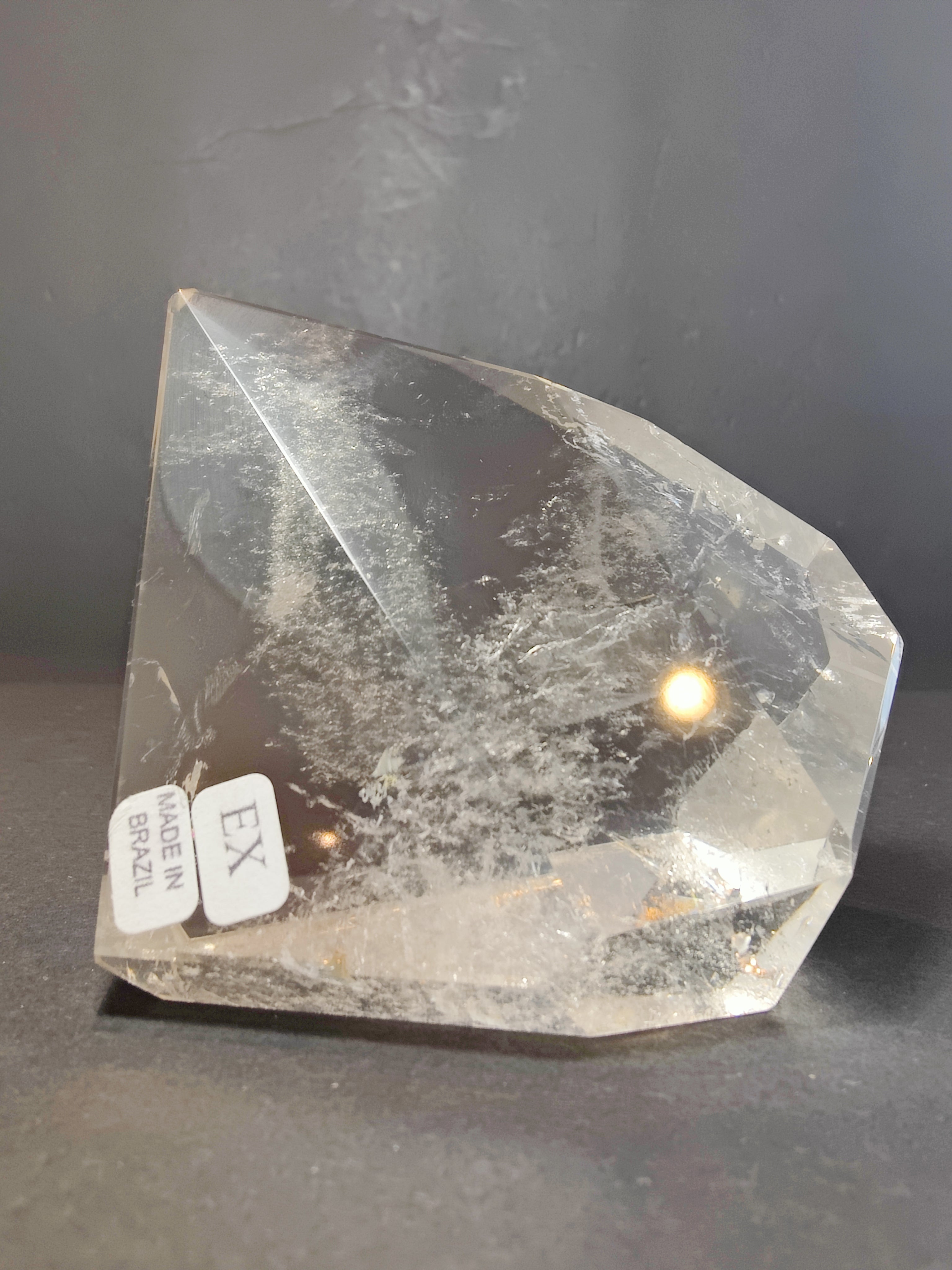 Smoky/Clear Quartz Polished Free Form Sculpture (Extra Quality) - New Age Realms