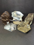 Smoky/Clear Quartz Polished Free Form Sculpture (Extra Quality) - New Age Realms