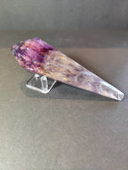 Amethyst Polished Scepter Wand on Metal Stand - New Age Realms