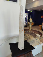 Clear Quartz Polished Obelisk Sculpture 3.35kg 20.5" - New Age Realms