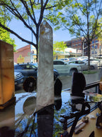 Clear Quartz Polished Obelisk 5.35kg 17.5" - New Age Realms