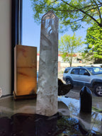Clear Quartz Polished Obelisk 5.35kg 17.5" - New Age Realms