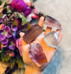 CANDY Fluorite Shapes, Polished Fluorite Freeforms, Fluorescent Crystals - New Age Realms