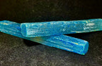 Blue Selenite Charging Stick (6”) – Dyed Raw Crystal Wand for Energy Cleansing, Protection & Spiritual Clarity - New Age Realms