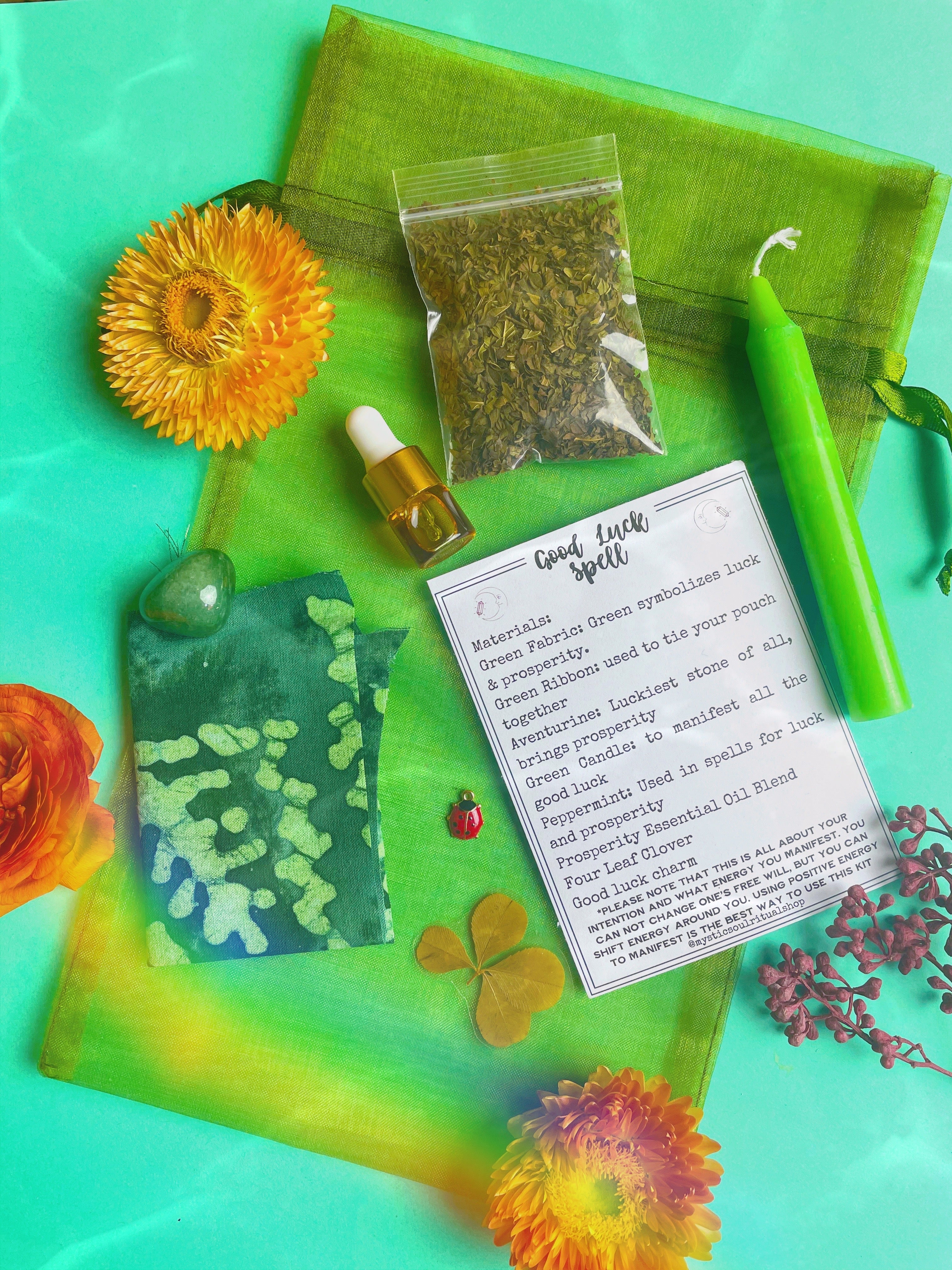 Ritual Kit Attract Good Luck - New Age Realms