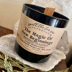 Magic of New Beginnings Intention Candle | Road Opener & Manifestation Soy Wax Candle - New Age Realms