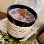 Practical Magic Intention Candle | Blessings, Luck & Sisterhood Soy Wax Candle - New Age Realms